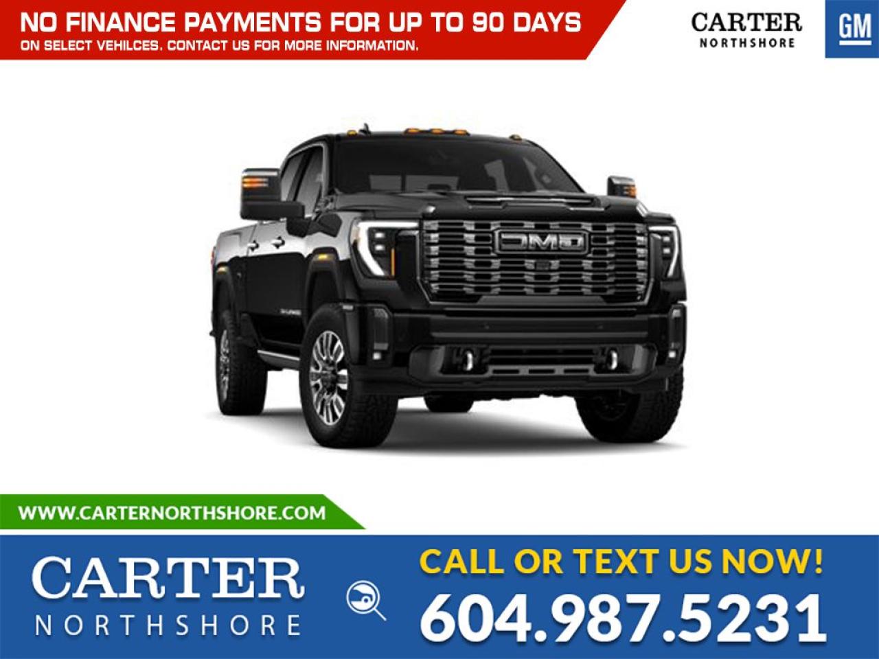 New 2025 GMC Sierra 3500 HD CREW CAB STANDARD BOX 4WD/AT4 Preferred PKG for sale in North Vancouver, BC