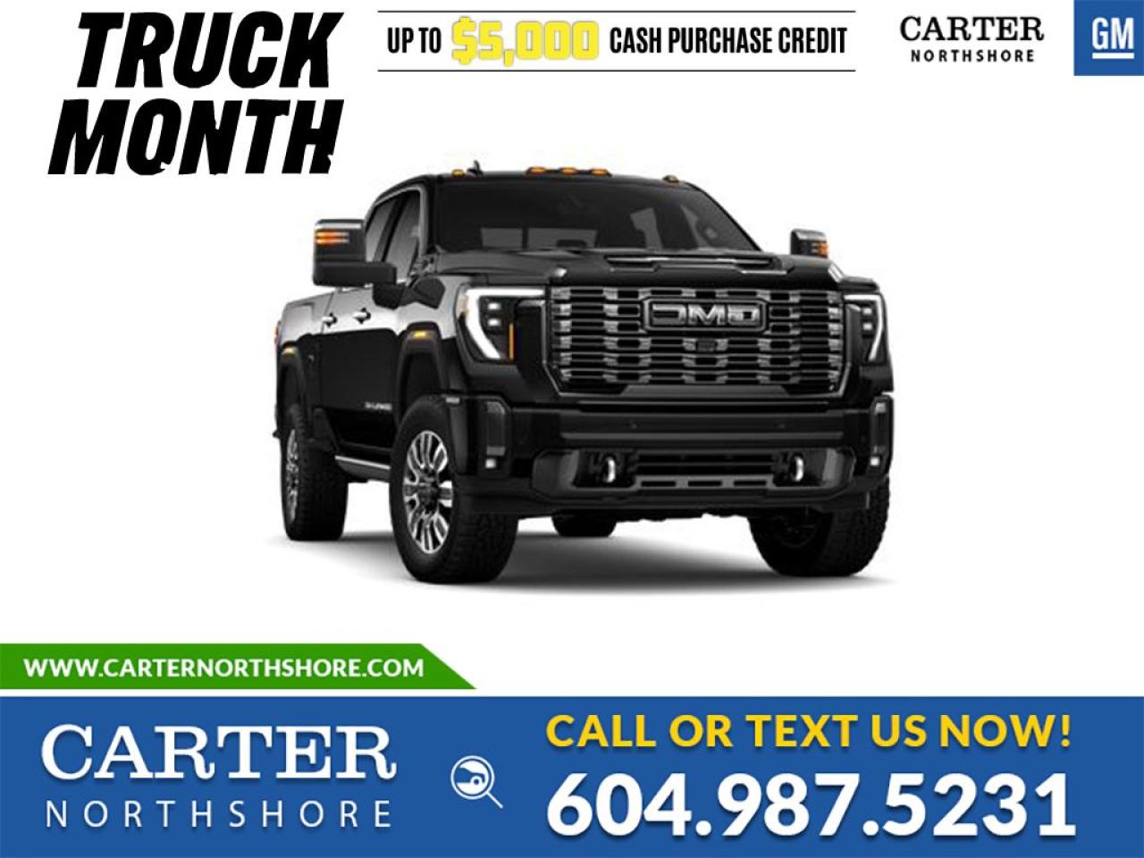 New 2025 GMC Sierra 3500 HD CREW CAB STANDARD BOX 4WD/AT4 Preferred PKG for sale in North Vancouver, BC