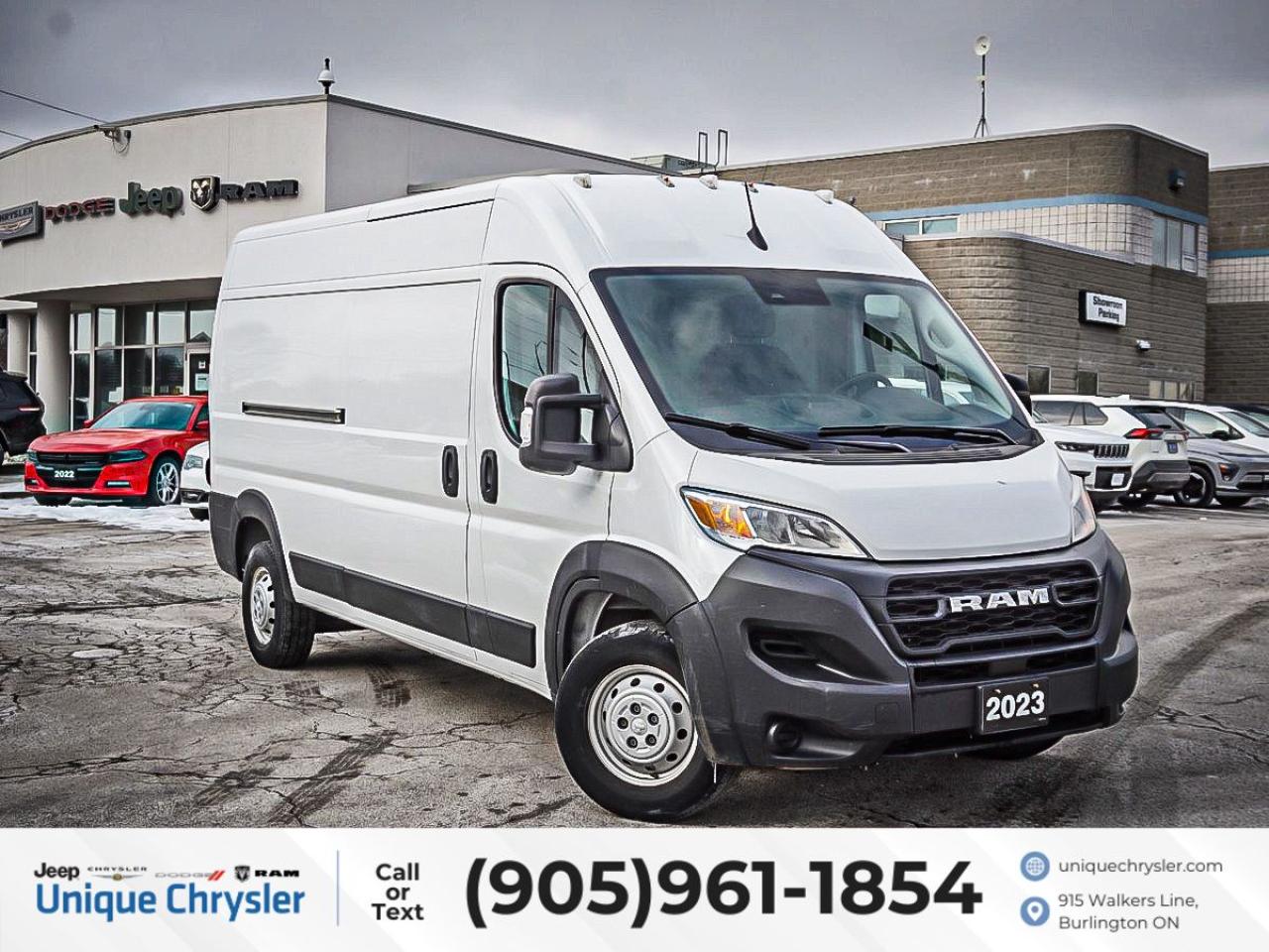 Used 2023 RAM Cargo Van ProMaster 2500 High Roof 159  WB for sale in Burlington, ON