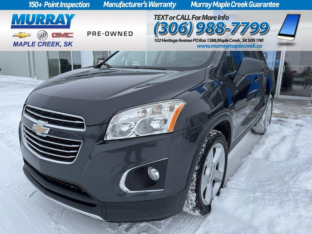 Used 2016 Chevrolet Trax LTZ for sale in Maple Creek, SK