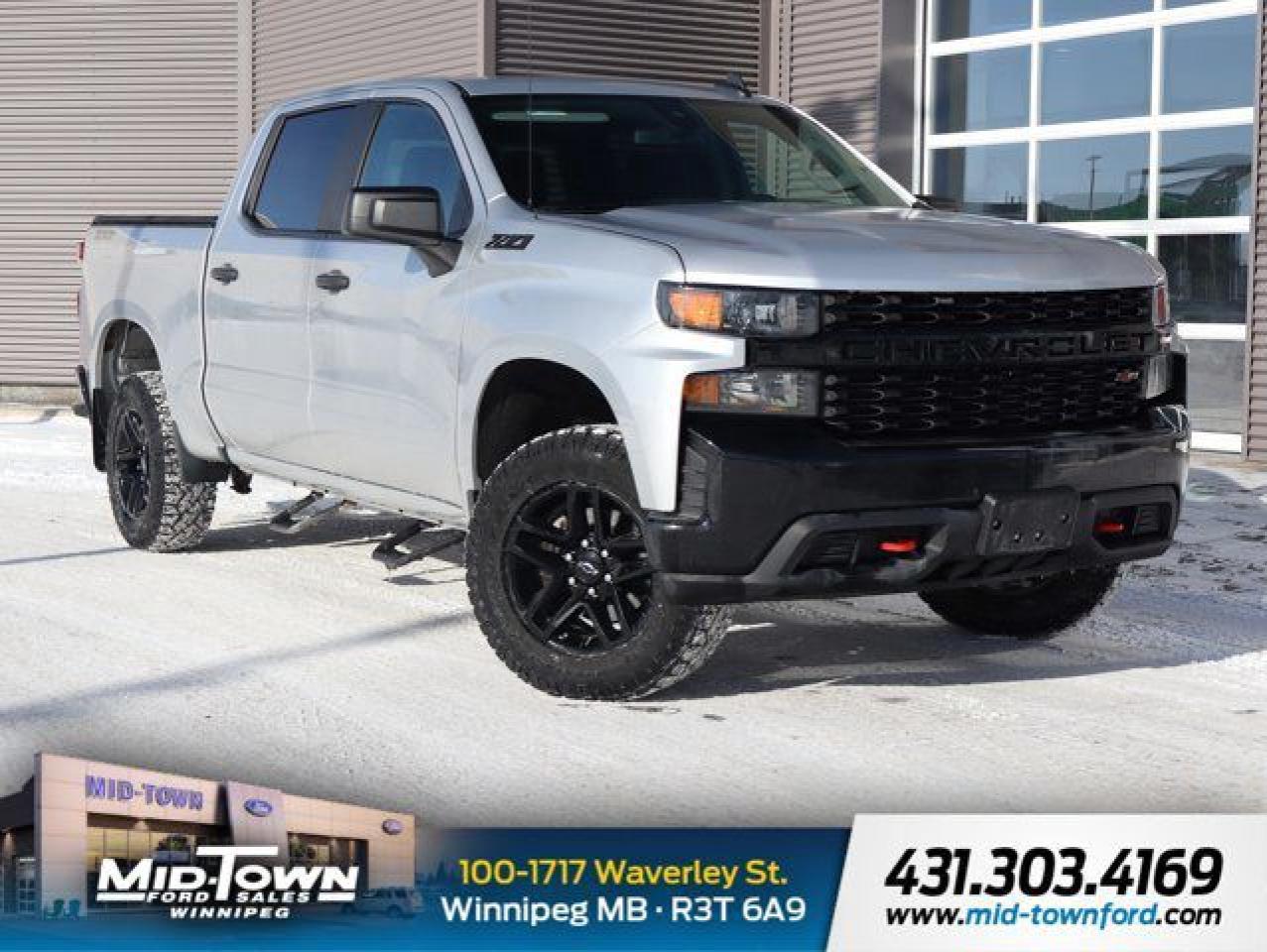 Used 2022 Chevrolet Silverado 1500 LTD Custom Trail Boss ONE OWNER LOCAL TRADE CLEAN CARFAX ONE OWNER for sale in Winnipeg, MB