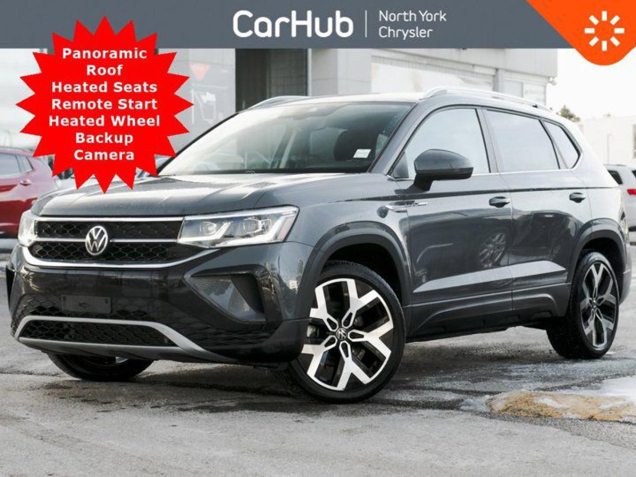 Used 2022 Volkswagen Taos Highline Panoroof Heated Seats Remote Start Heated Wheel for sale in Thornhill, ON