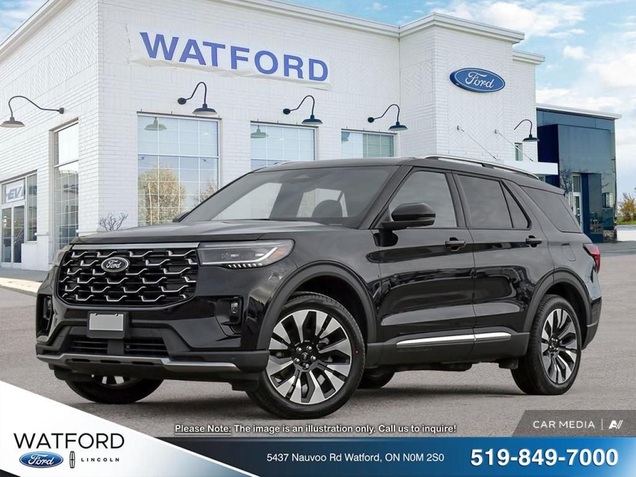 New 2025 Ford Explorer Platinum for sale in Watford, ON