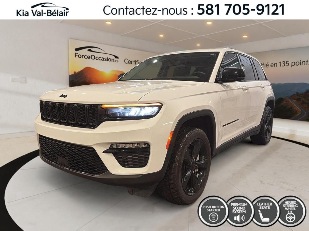 Used 2023 Jeep Grand Cherokee LIMITED *4X4 *V6 *3.6L *CUIR *SIEGE CHAUFF AV / AR for sale in Québec, QC