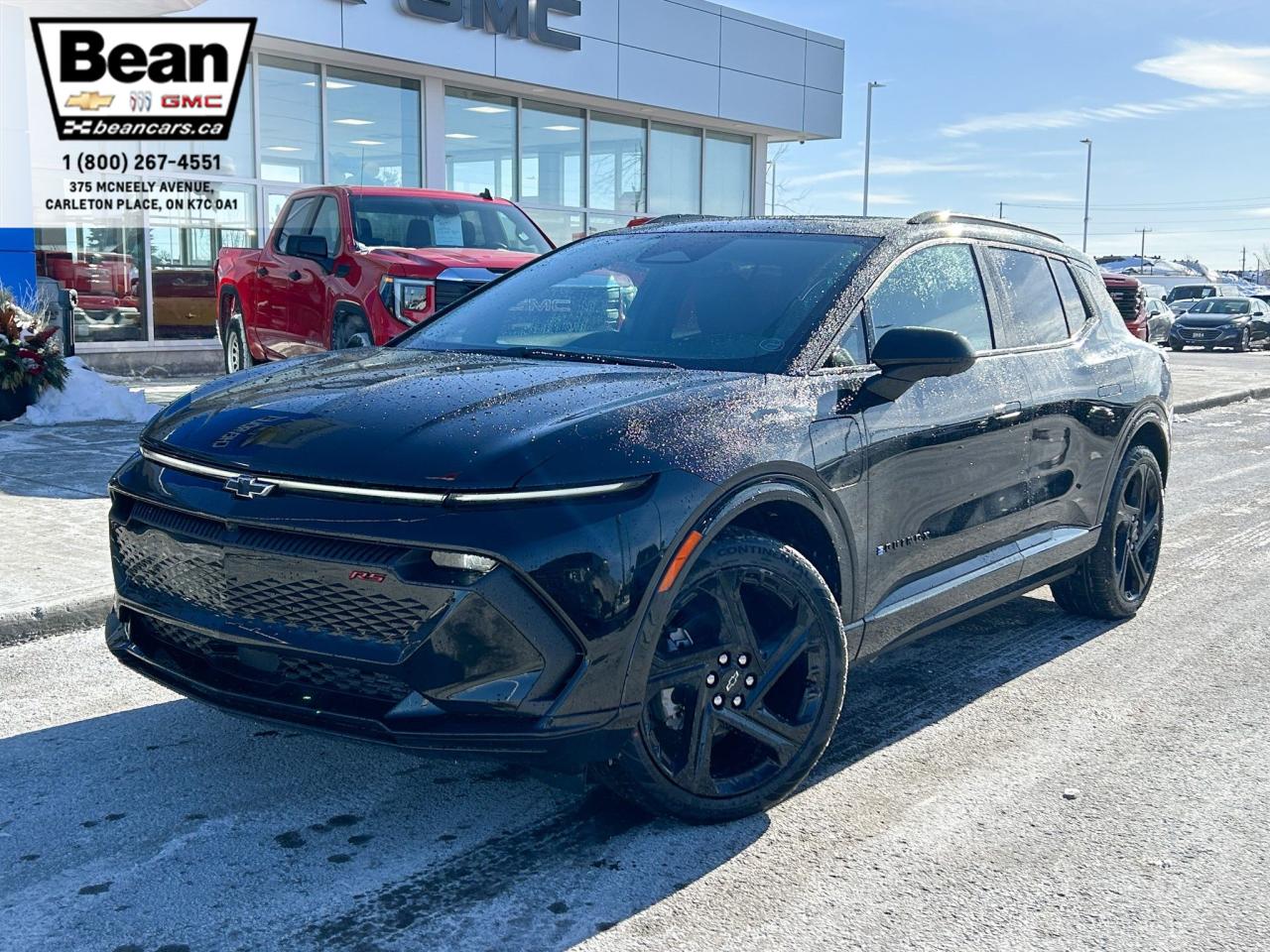 New 2025 Chevrolet Equinox EV RS FULLY ELECTRIC WITH REMOTE START/ENTRY, SUNROOF, HEATED SEATS, HEATED STEERING WHEEL, POWER LIFTGATE, HD SURROUND VISION for sale in Carleton Place, ON