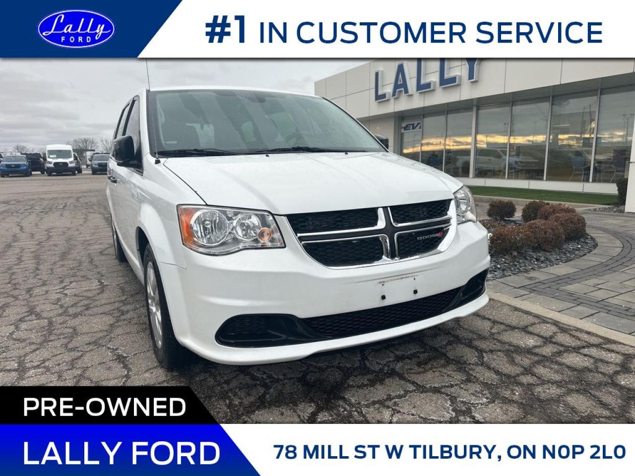 Used 2019 Dodge Grand Caravan CVP/SXT Canada Value Package, Local Trade, Low Km’s!! for sale in Tilbury, ON