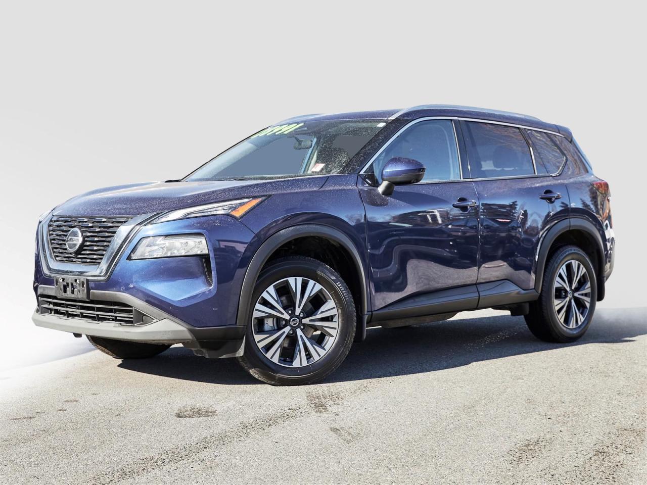 SV | NO ACCIDENTS | ONE OWNER | APPLE CARPLAY | ANDROID AUTO | PANORAMIC SUNROOF | HEATED FRONT SEATS | LANE DEPARTURE WARNING | 360 DEGREE VIEW CAMERA | REAR PARKING SENSORS <br><br>Recent Arrival! 2021 Nissan Rogue SV Blue 2.5L 4-Cylinder DOHC 16V CVT with Xtronic AWD<br><br>The 2021 Nissan Rogue SV is a versatile and well-equipped SUV, perfect for families and road trips. Its 2.5L engine and Intelligent All-Wheel Drive provide a smooth and confident ride in any condition.<br><br>Inside, enjoy heated seats, a panoramic sunroof, a touchscreen with Apple CarPlay & Android Auto, and advanced safety features like ProPILOT Assist and Blind Spot Monitoring. With ample cargo space and modern styling, the Rogue is built for any journey.<br><br>A well-maintained, feature-packed SUV. Book a test drive today!<br><br>At White Rock Hyundai, we help you get where you want to go! <br><br>Why Buy From us? <br>*7x Hyundai Presidents Award of Merit Winner <br>*3x Consumer Choice Award for Business Excellence <br>*AutoTrader Dealer of the Year <br><br>M-Promise Certified Preowned ($995 value): <br>- 30-day/2,000 Km Exchange Program <br>- 3-day/300 Km Money Back Guarantee <br>- Comprehensive 144 Point Mechanical Inspection <br>- Full Synthetic Oil Change <br>- BC Verified CarFax<br>- Minimum 6 Month Power Train Warranty <br><br>Our vehicles are priced under market value to give our customers a hassle free experience. We factor in mechanical condition, kilometres, physical condition, and how quickly a particular car is selling in our market place to make sure our customers get a great deal up front and an outstanding car buying experience overall.  *Dealer #31129.<br><br><br><br><br>CALL NOW!! This vehicle will not make it to the weekend!!