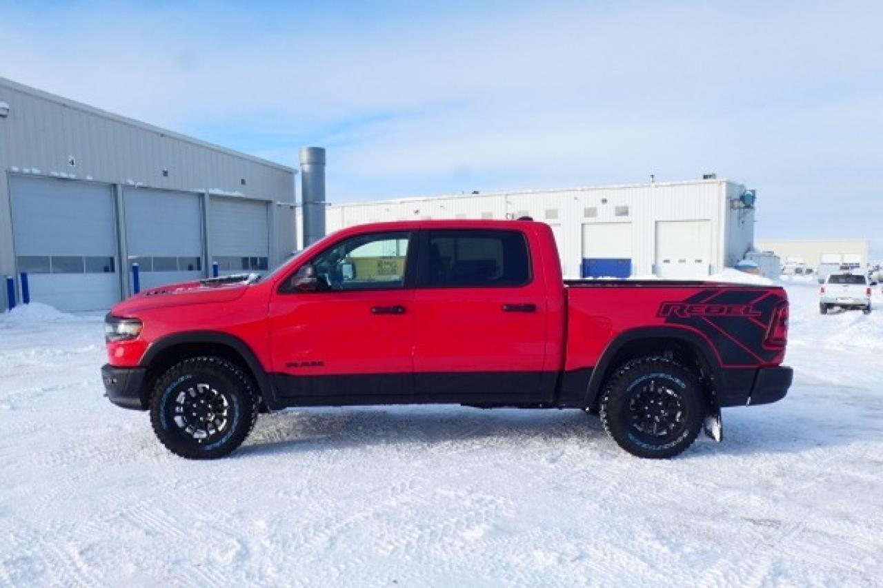 2025 Dodge Ram 1500 Rebel 4x4 Crew Cab w/Htd Leather, NAV, BUC