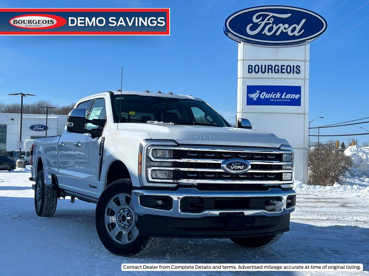 New 2025 Ford F-250 Super Duty SRW LARIAT 4WD Crew Cab 8' Box for sale in Midland, ON