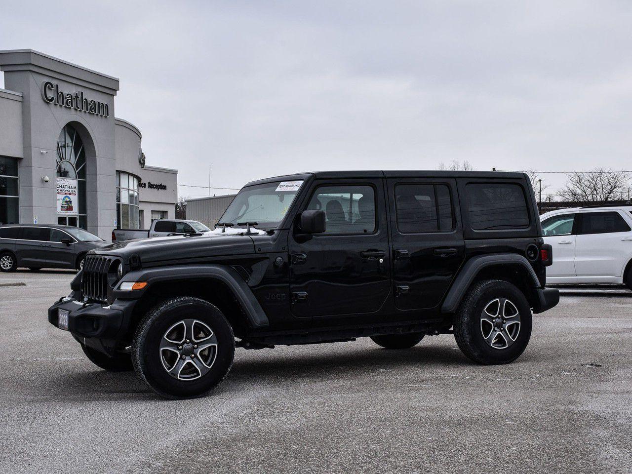 Used 2023 Jeep Wrangler Sport S 4 Door 4x4 for sale in Chatham, ON