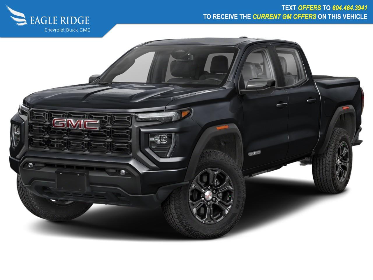 New 2025 GMC Canyon Elevation Forward Collision Alert, and Automatic Emergency Braking. Blind Zone Steering Assist, 310HP Turbo Engine, Off-Road Performance Display, High-Definition Rear Vision Camera† with Hitch View, and Premium for sale in Coquitlam, BC