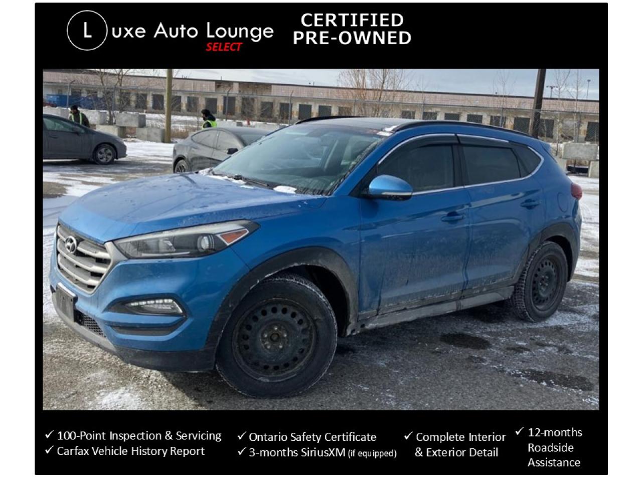 Used 2017 Hyundai Tucson LUXURY AWD, NAV, PANO ROOF, LEATHER, HEATED SEATS! for sale in Orleans, ON