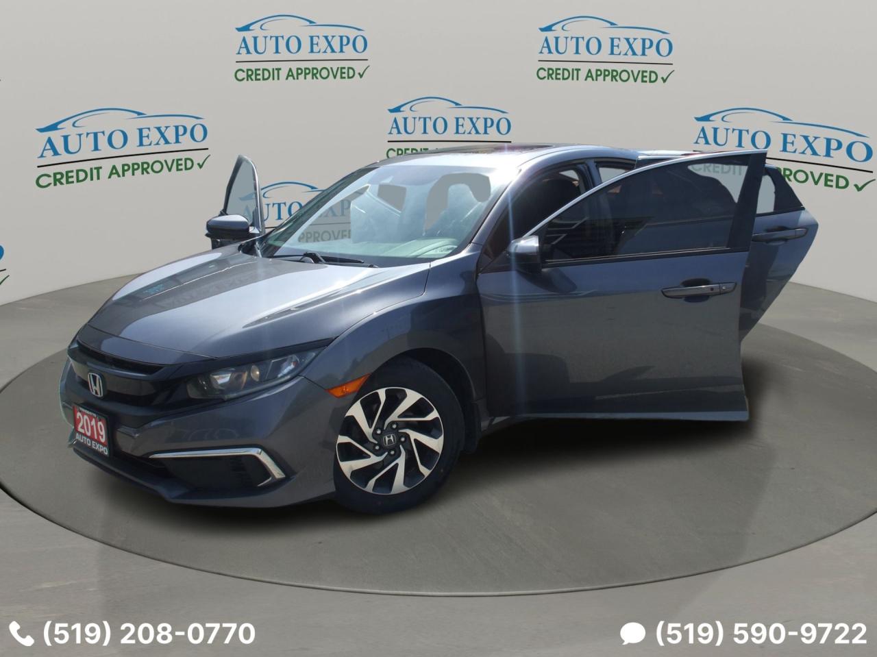 2019 Honda Civic EX,Auto,One Owner,Bluetooth,No Accident,Certified