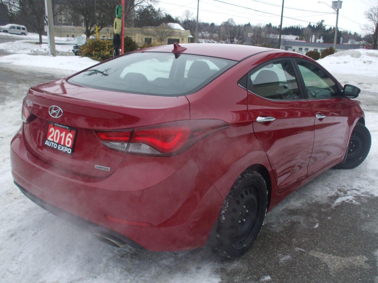 2016 Hyundai Elantra Limited,Auto,A/C,Leather,Sunroof,GPS,Certified,,,