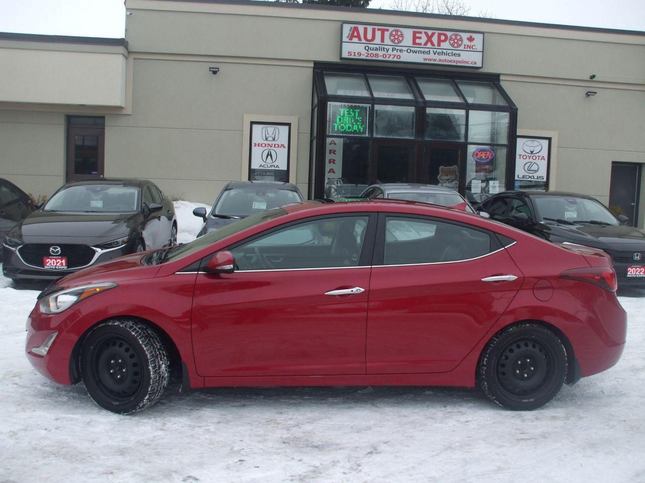 2016 Hyundai Elantra Limited,Auto,A/C,Leather,Sunroof,GPS,Certified,,,