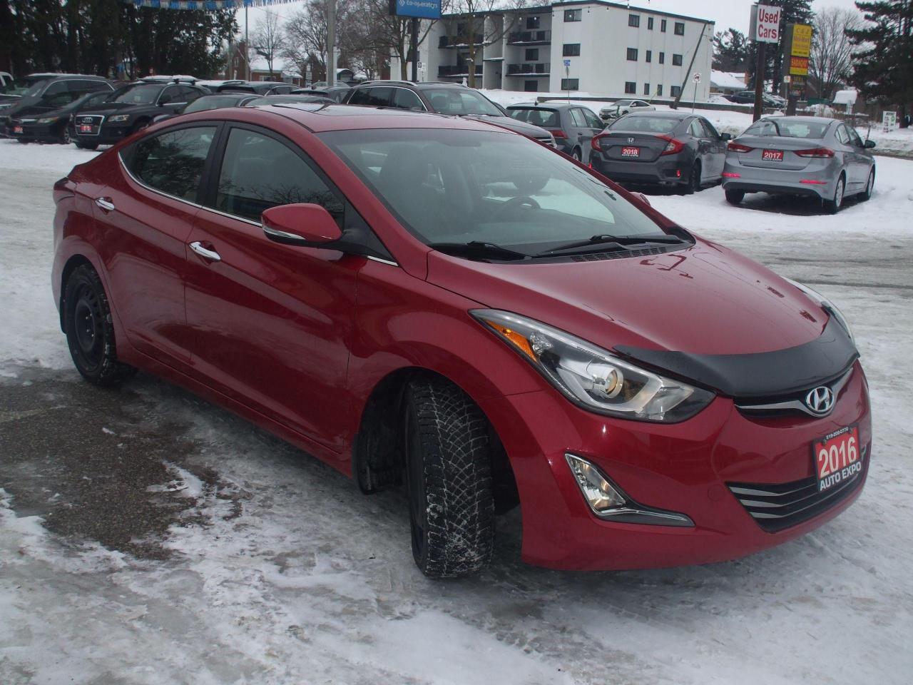 2016 Hyundai Elantra Limited,Auto,A/C,Leather,Sunroof,GPS,Certified,,,