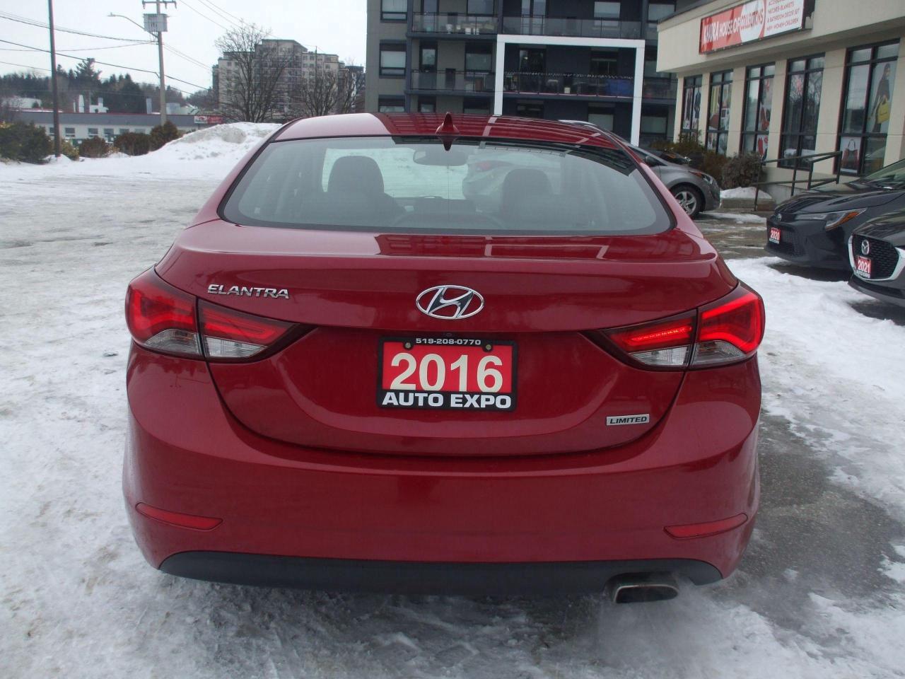 2016 Hyundai Elantra Limited,Auto,A/C,Leather,Sunroof,GPS,Certified,,,