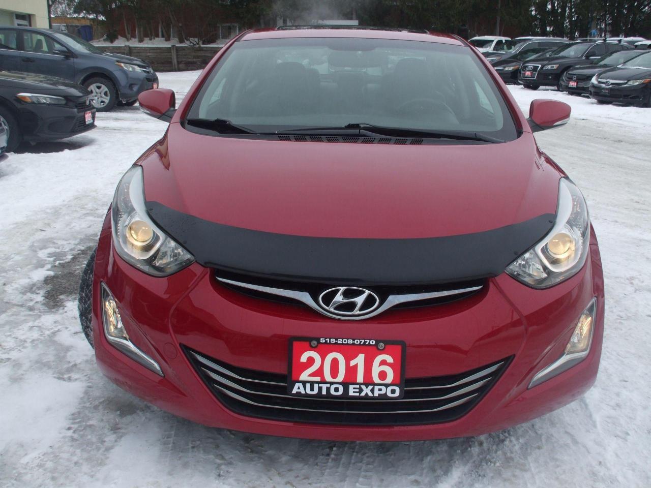 2016 Hyundai Elantra Limited,Auto,A/C,Leather,Sunroof,GPS,Certified,,,