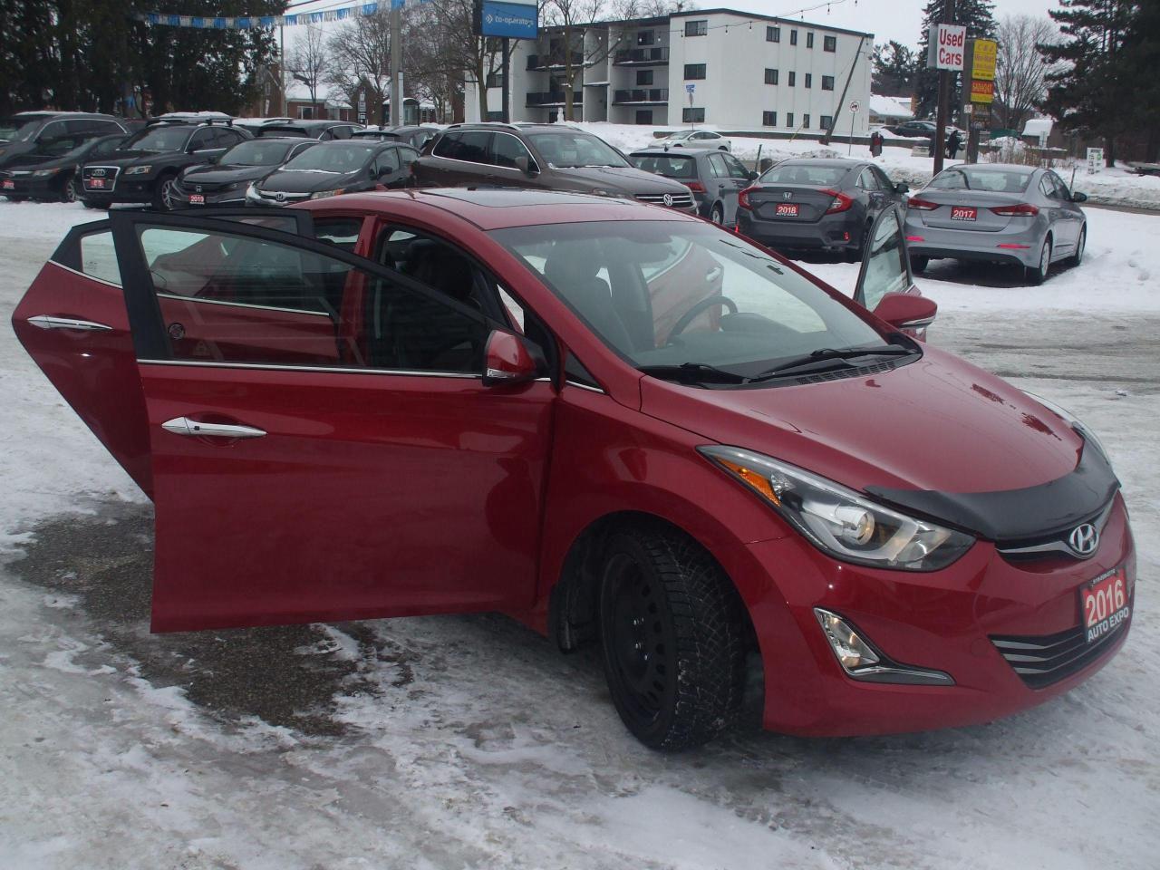 2016 Hyundai Elantra Limited,Auto,A/C,Leather,Sunroof,GPS,Certified,,,