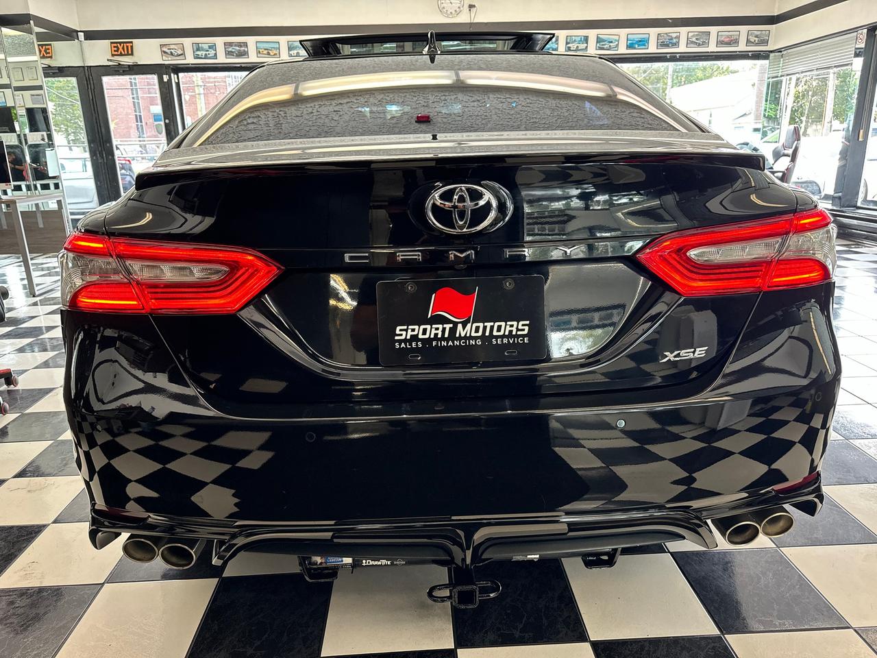 2018 Toyota Camry XSE+Red Leather+New Tires+Brakes+BSM+Roof+LaneKeep Photo