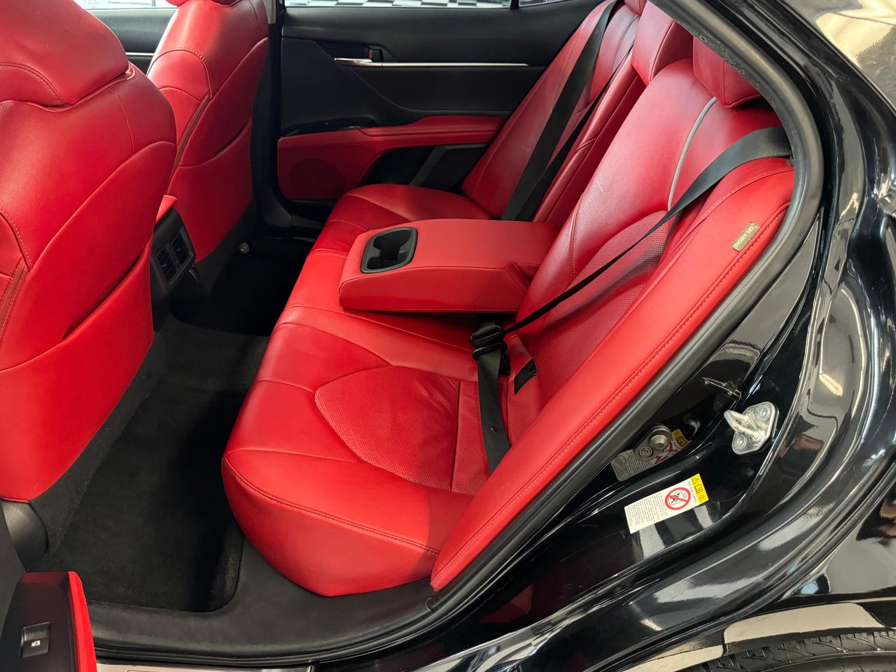 2018 Toyota Camry XSE+Red Leather+New Tires+Brakes+BSM+Roof+LaneKeep Photo