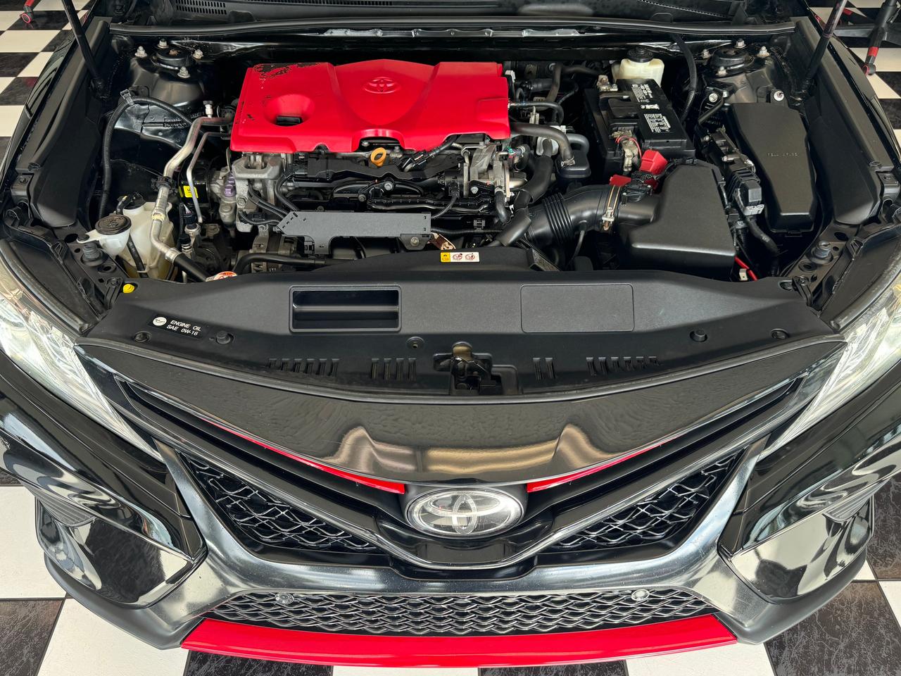 2018 Toyota Camry XSE+Red Leather+New Tires+Brakes+BSM+Roof+LaneKeep Photo