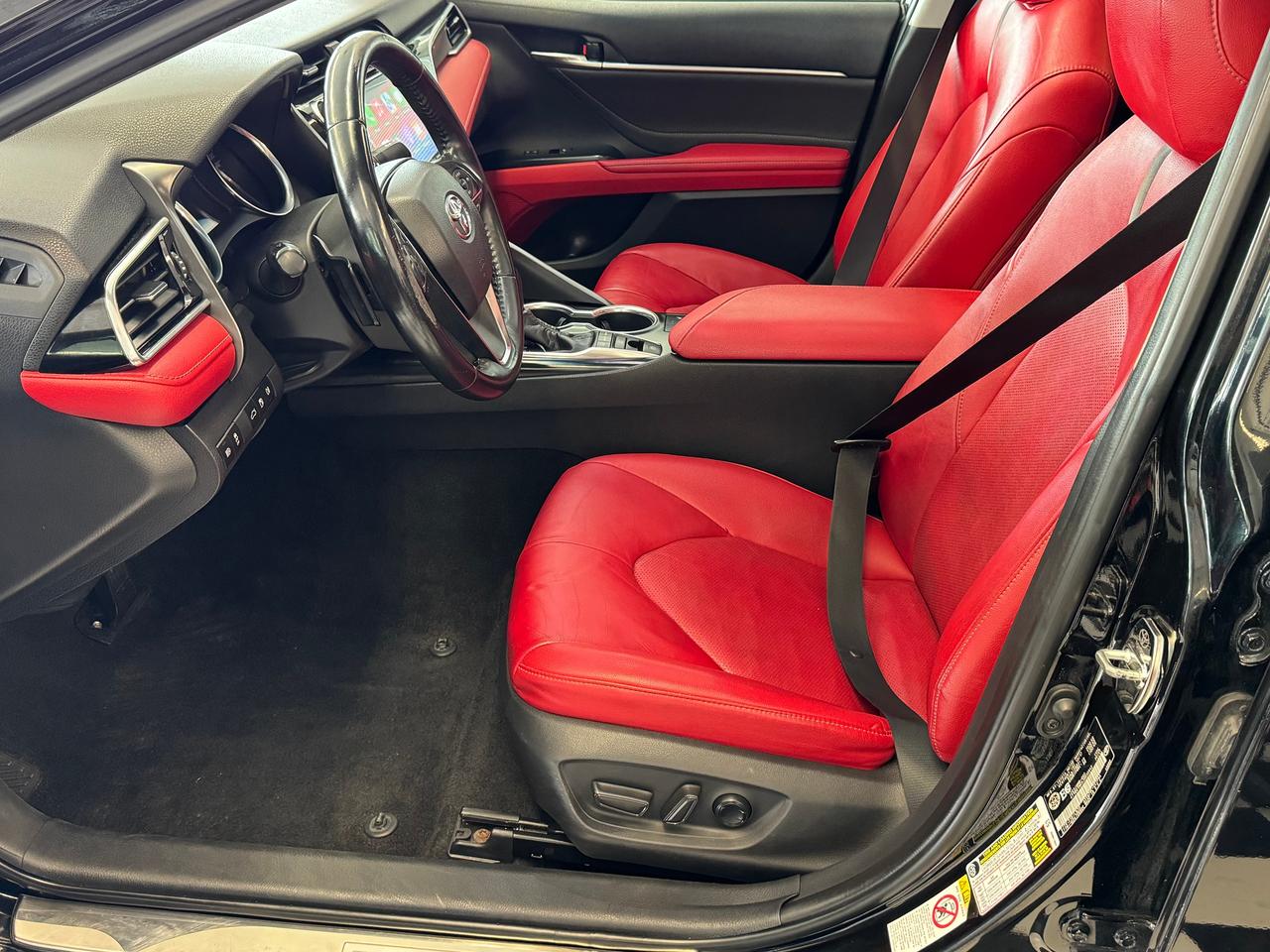 2018 Toyota Camry XSE+Red Leather+New Tires+Brakes+BSM+Roof+LaneKeep Photo