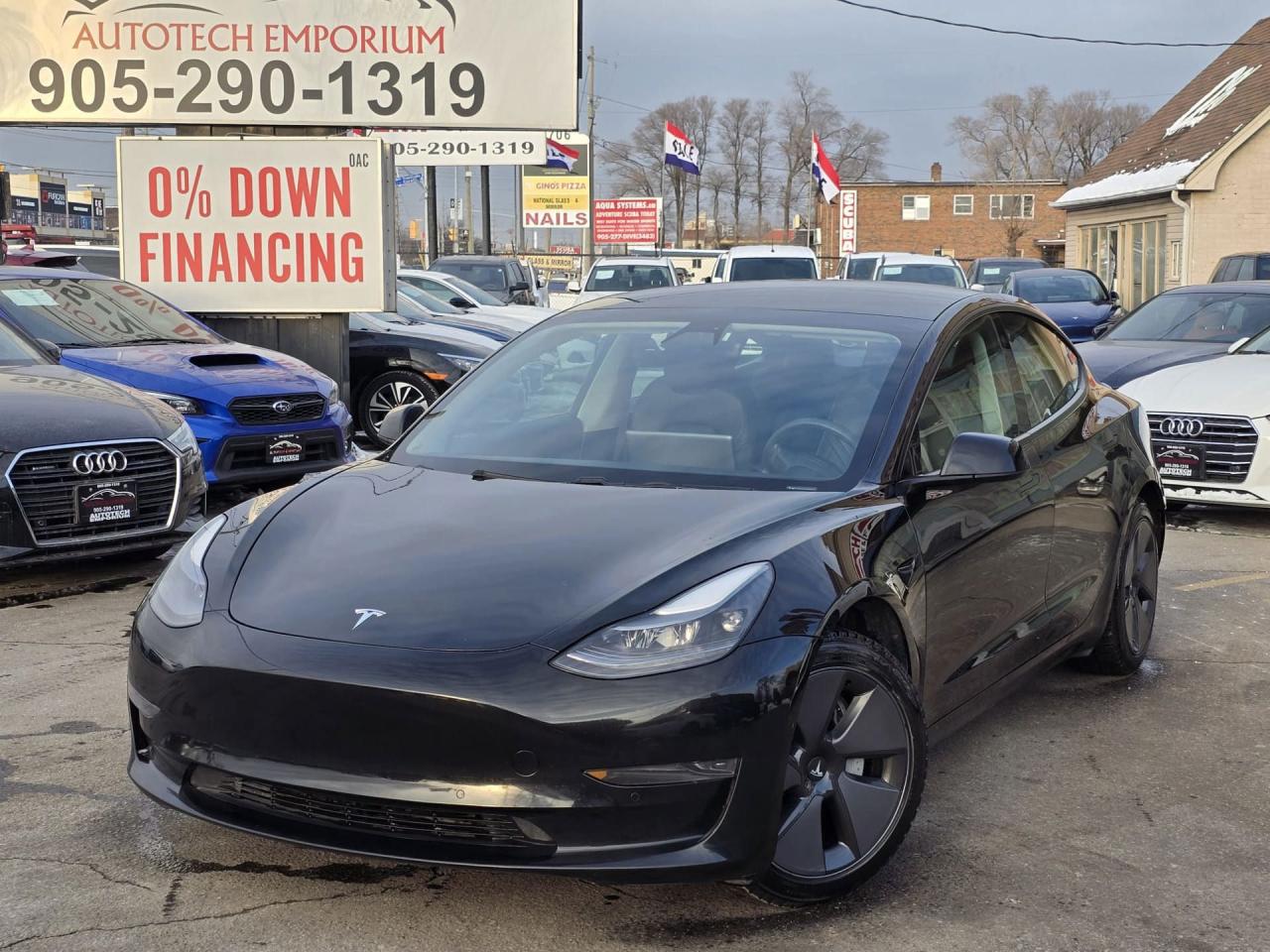 Used 2021 Tesla Model 3 SR PLUS / Lthr / Navi / Pano Roof for sale in Mississauga, ON