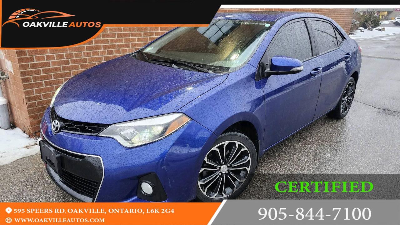 Used 2016 Toyota Corolla 4dr, SE, Navi, Roof, Auto for sale in Oakville, ON