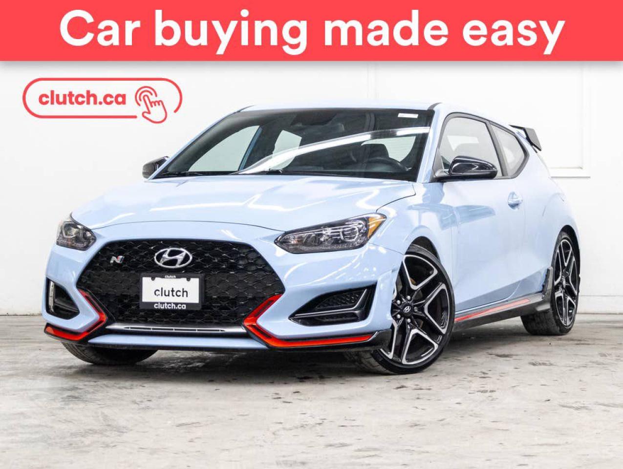 Used 2022 Hyundai Veloster N DCT w/ Apple CarPlay & Android Auto, Nav, Rearview Cam for sale in Toronto, ON