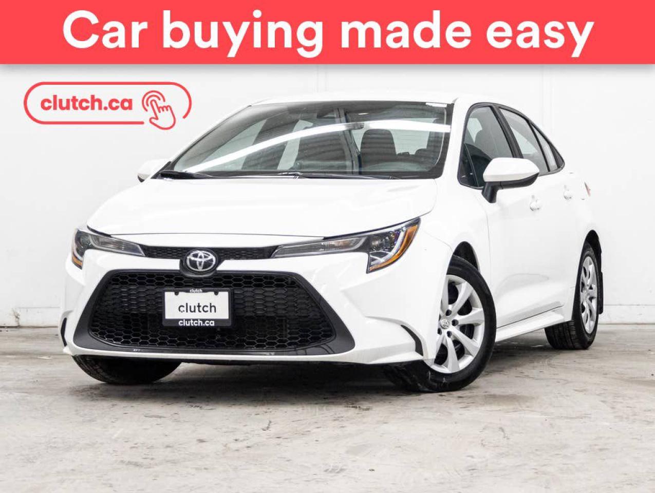 Used 2020 Toyota Corolla LE w/ Apple CarPlay, Heated Front Seats, Rearview Cam for sale in Toronto, ON