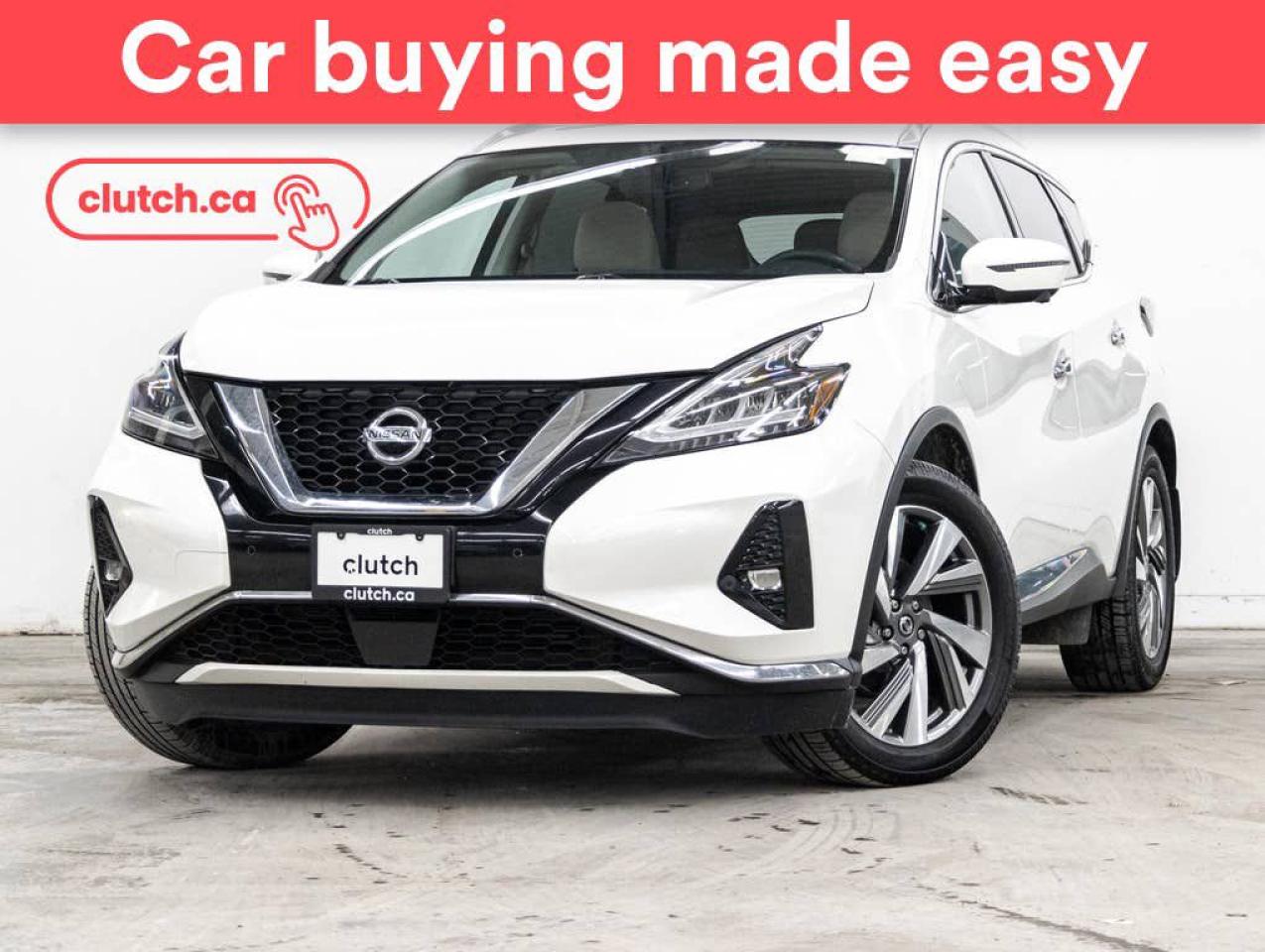 Used 2019 Nissan Murano SL AWD w/ Apple CarPlay, Panoramic Moonroof, Nav for sale in Toronto, ON