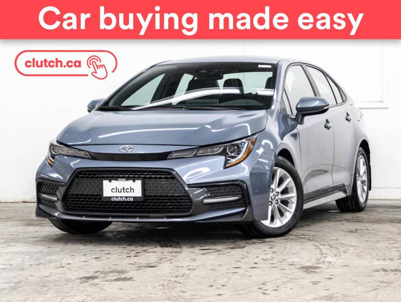 Used 2020 Toyota Corolla SE w/ Apple CarPlay, Heated Front Seats, Rearview Cam for sale in Toronto, ON