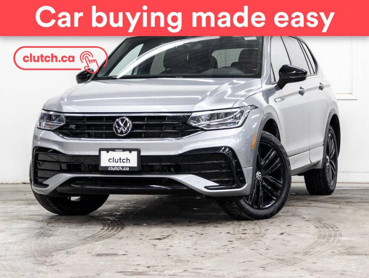 Used 2022 Volkswagen Tiguan Comfortline R-Line Black Edition AWD w/ Apple CarPlay & Android Auto, Panoramic Moonroof, Rearview Cam for sale in Toronto, ON