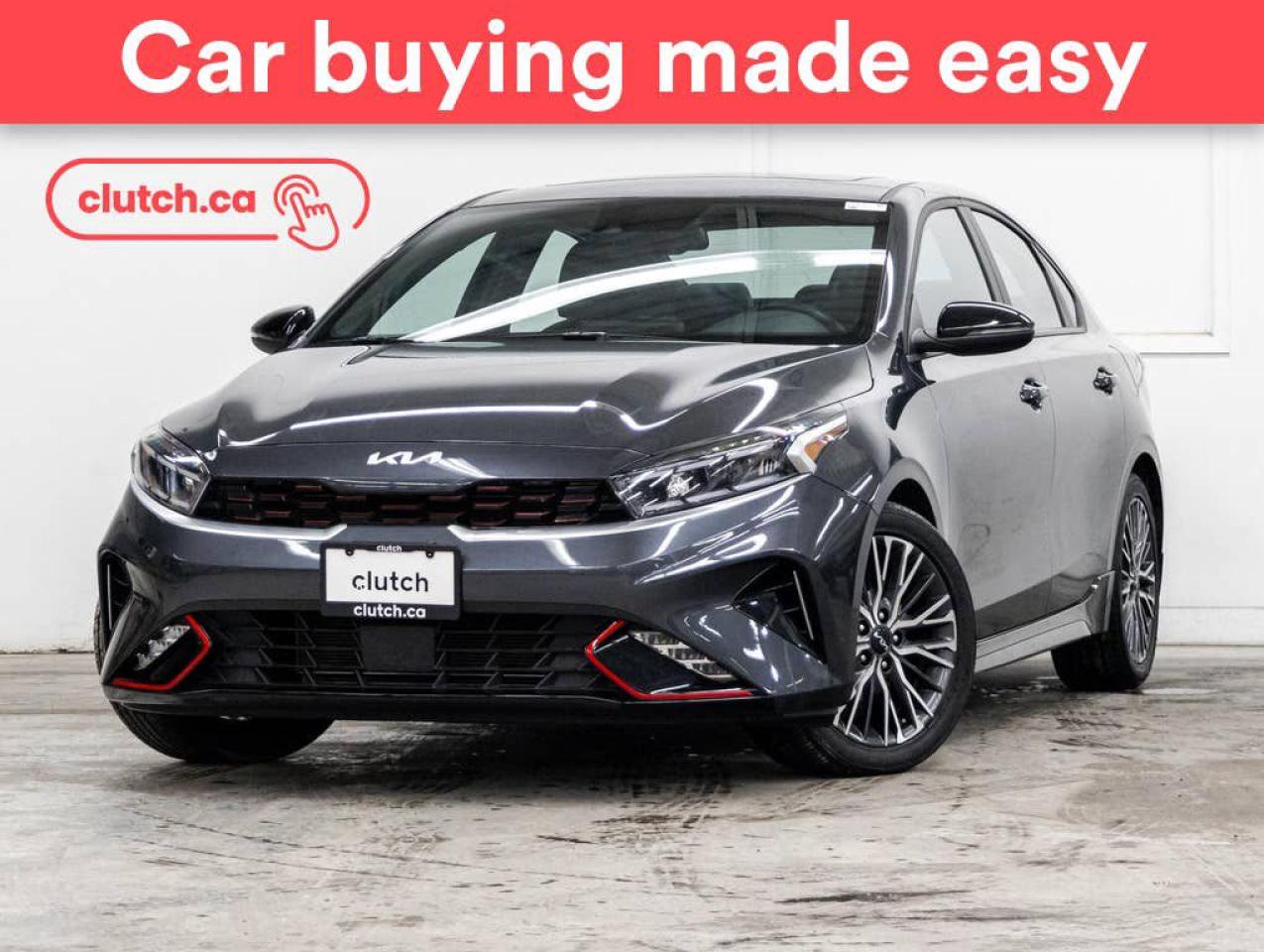 Used 2023 Kia Forte GT-Line w/ Apple CarPlay & Android Auto, Power Moonroof, Nav for sale in Toronto, ON