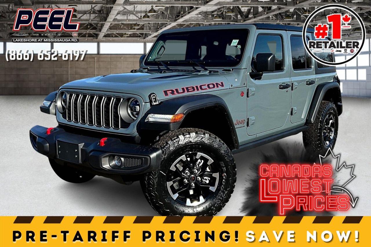 New 2025 Jeep Wrangler RUBICON 4 DOOR | Leather | Hardtop | V6 | 4x4 for sale in Mississauga, ON