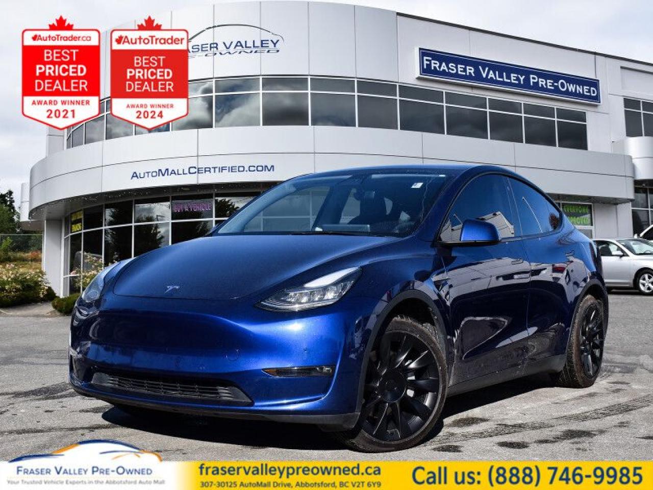 Used 2021 Tesla Model Y Long Range  Clean, No PST for sale in Abbotsford, BC