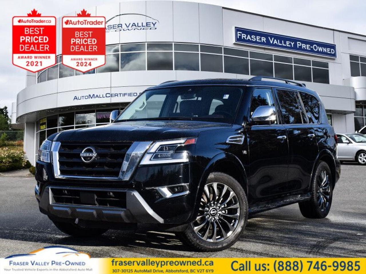 Used 2022 Nissan Armada Platinum  Rear DVD, Clean History, One Owner, Supe for sale in Abbotsford, BC