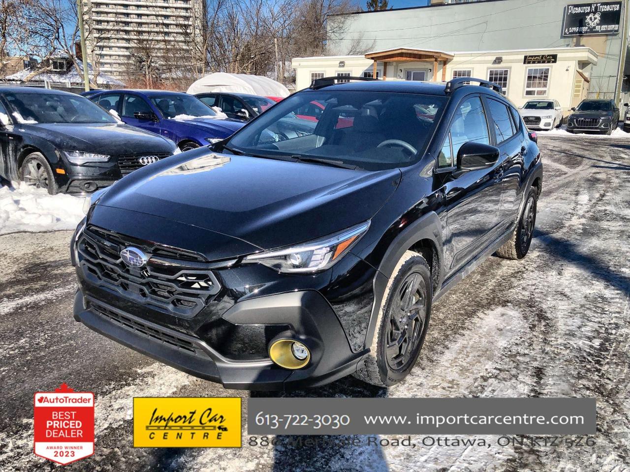 Used 2024 Subaru XV Crosstrek Onyx LIKE NEW!!  ONLY 3,516KMS, EYESIGHT, HTD. SEA for sale in Ottawa, ON