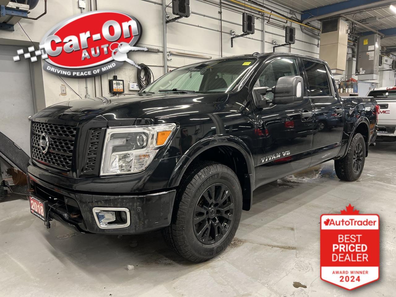 Used 2018 Nissan Titan V8 PRO-4X| CREW | LEATHER | NAV | ONLY 69,000 KMS! for sale in Ottawa, ON