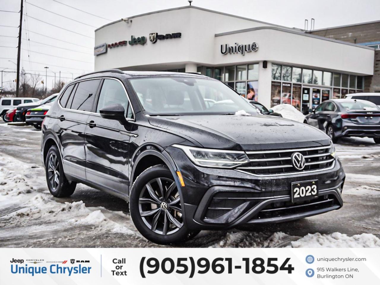 Used 2023 Volkswagen Tiguan Comfortline R-Line 4MOTION| PANO ROOF| LEATHER| for sale in Burlington, ON