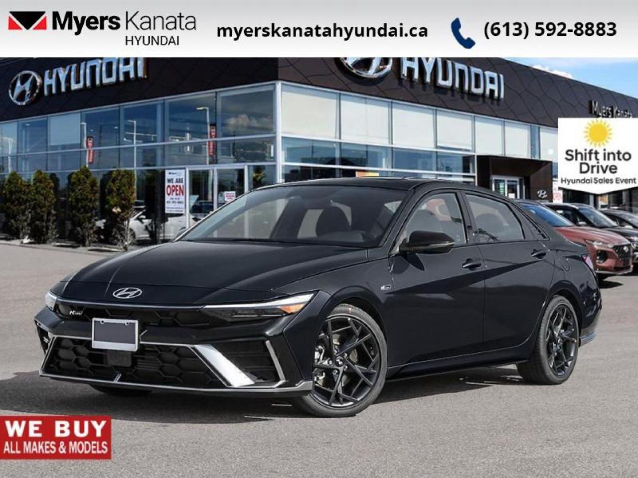 New 2025 Hyundai Elantra N Line Ultimate DCT  -  Premium Audio - $120.24 /Wk for sale in Kanata, ON