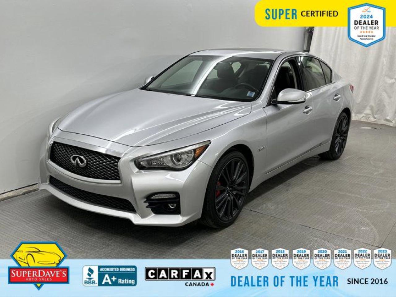 Used 2017 Infiniti Q50 Red Sport 400 for sale in Dartmouth, NS