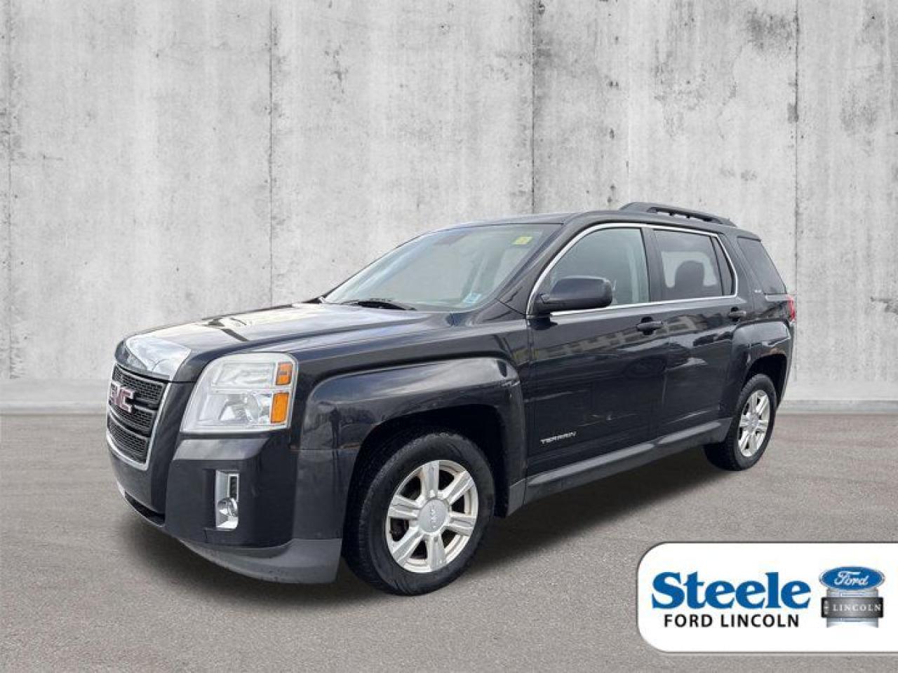 2014 GMC Terrain SLE-2 - Carbon Black MetallicAS ISTake on the road with the 2014 GMC Terrain SLE-2, featuring a 2.4L I4 DI engine, 6-speed automatic transmission, and AWD. With 212,173 miles, this SUV offers solid performance and practicality. Visit us at NSteele Ford Lincoln and check out this versatile Terrain today!VALUE MARKET PRICING!!, AWD.Awards:* JD Power Canada Initial Quality Study * IIHS Canada Top Safety Pick+ with optional front crash preventionALL CREDIT APPLICATIONS ACCEPTED! ESTABLISH OR REBUILD YOUR CREDIT HERE. APPLY AT https://steeleadvantagefinancing.com/6198 We know that you have high expectations in your car search in Halifax. So if youre in the market for a pre-owned vehicle that undergoes our exclusive inspection protocol, stop by Steele Ford Lincoln. Were confident we have the right vehicle for you. Here at Steele Ford Lincoln, we enjoy the challenge of meeting and exceeding customer expectations in all things automotive.