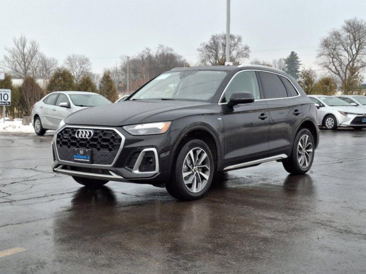 Used 2023 Audi Q5 Progressiv 45 | S-Line | Leather | Sunroof | Nav | Heated Steering + Seats | Rear Camera and more! for sale in Guelph, ON