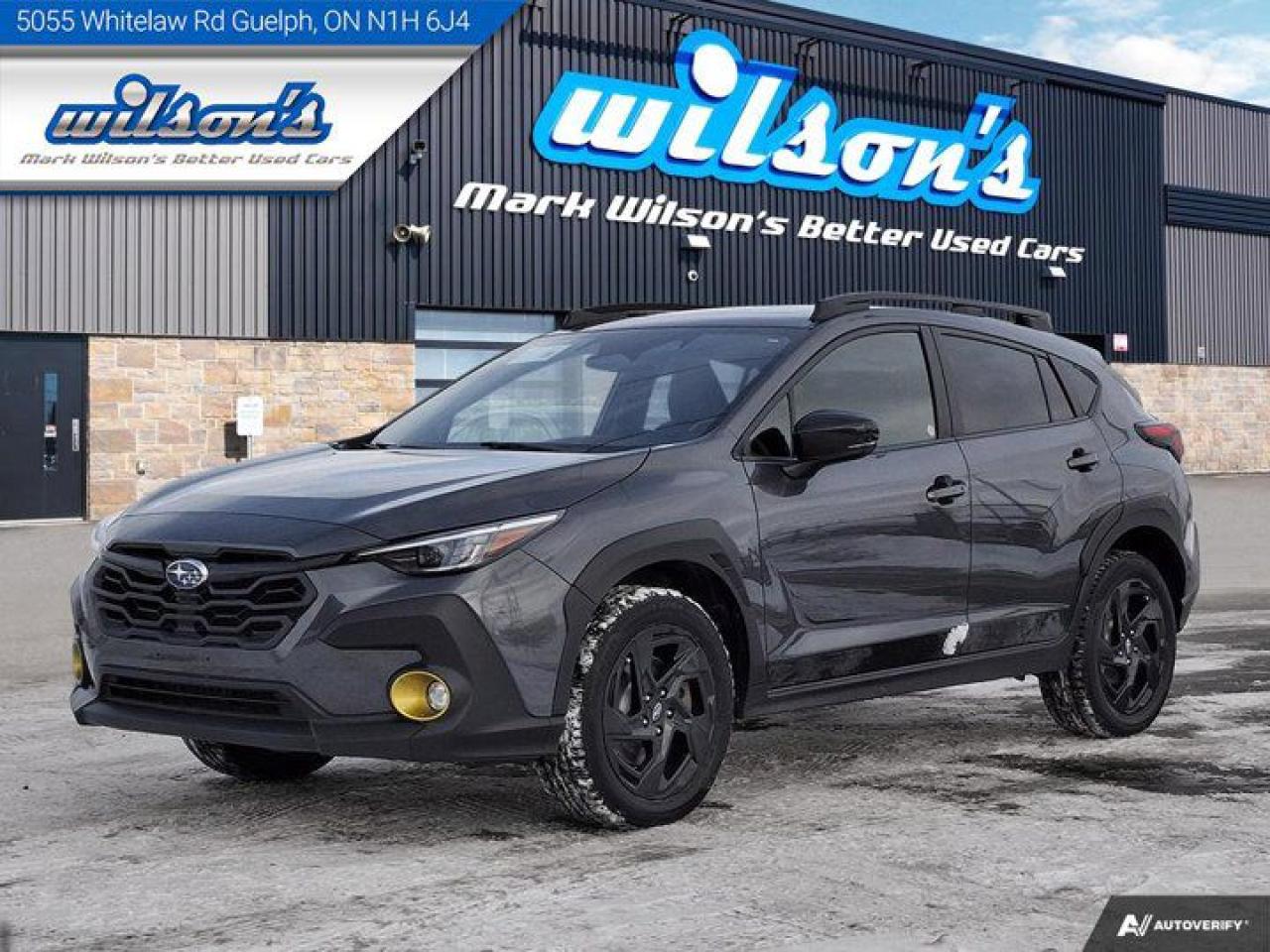 Used 2024 Subaru XV Crosstrek Onyx | AWD | Sunroof | Power Seat | Adaptive Cruise | Heated Steering + Seats | Rear Camera | for sale in Guelph, ON