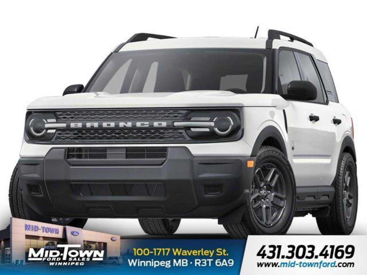 New 2025 Ford Bronco Sport Big Bend | Black Appearance Pack | Blis Cross Traffic for sale in Winnipeg, MB