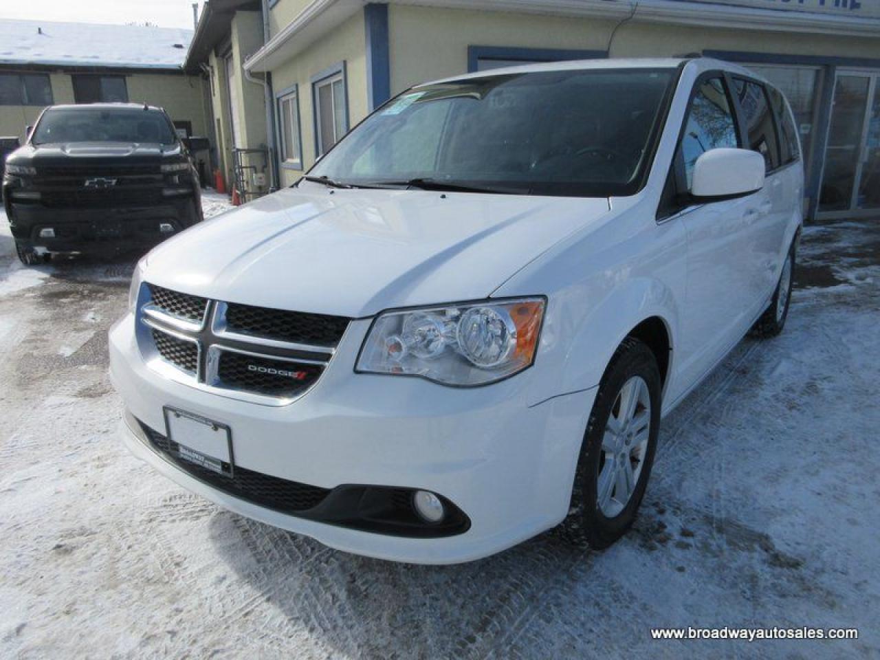 Used 2018 Dodge Grand Caravan FAMILY MOVING CREW-EDITION 7 PASSENGER 3.6L - V6.. CAPTAINS.. FULL STOW-N-GO.. NAVIGATION.. LEATHER.. HEATED SEATS & WHEEL.. POWER-DOORS.. for sale in Bradford, ON