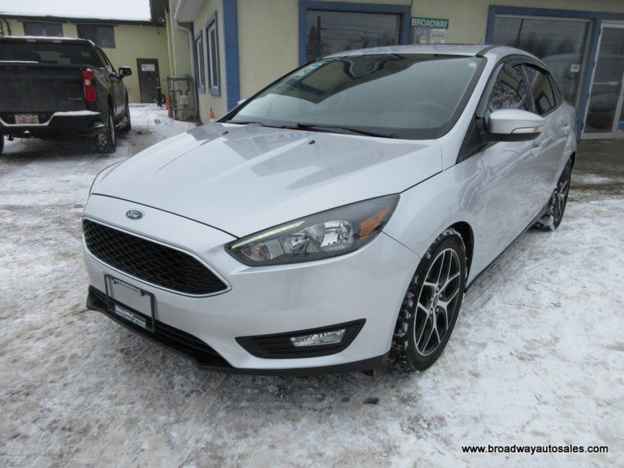 Used 2017 Ford Focus POWER EQUIPPED SEL-MODEL 5 PASSENGER 2.0L - DOHC.. NAVIGATION.. POWER SUNROOF.. HEATED SEATS & WHEEL.. BACK-UP CAMERA.. BLUETOOTH SYSTEM.. for sale in Bradford, ON