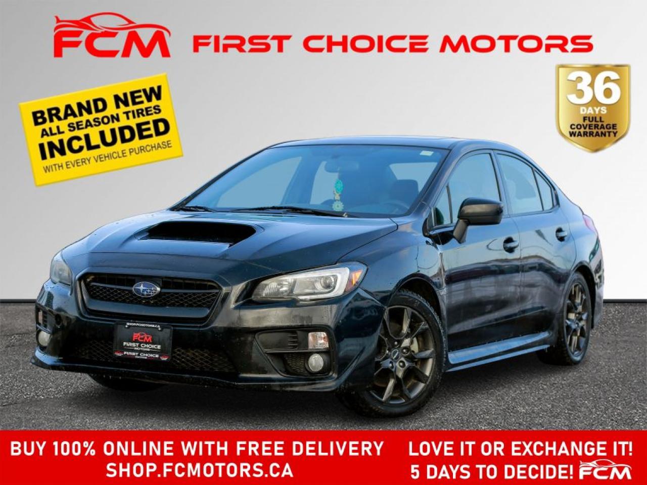 Used 2015 Subaru WRX PREMIUM ~MANUAL ,FULLY CERTIFIED WITH WARRANTY!!!! for sale in North York, ON